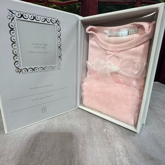 NIB Girl's Baby Elegant Box set "My first tutu" Pink 6-9 Months - Picture 3 of 7